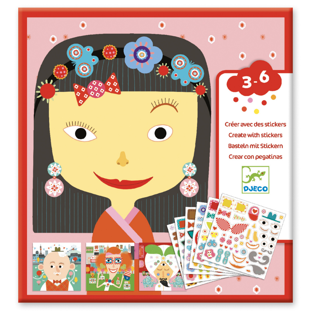 Djeco Create with Stickers