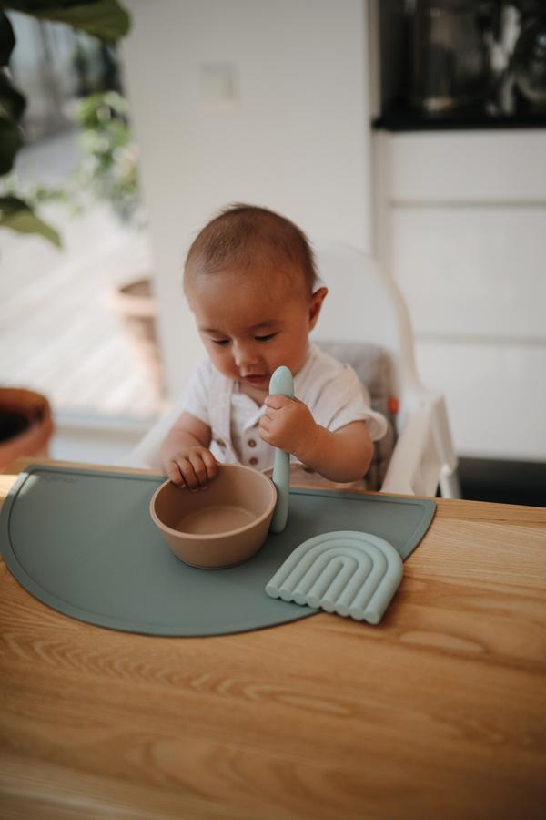 Mushie Silicone Suction Bowl - Blush