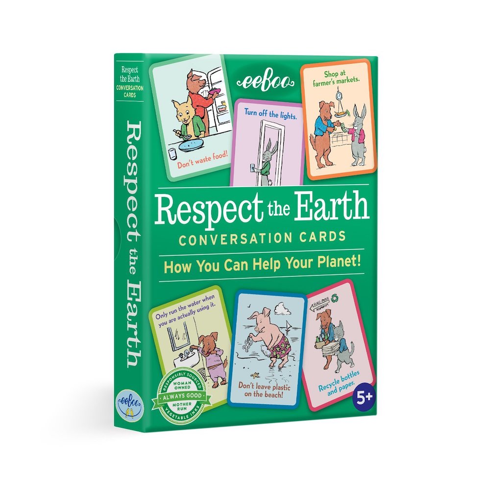 eeBoo Flash Cards- Respect The Earth
