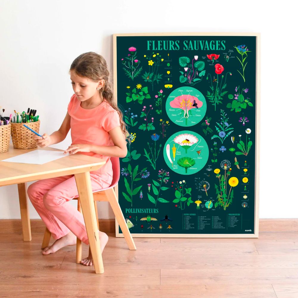 Poppik Discovery Poster Flowers