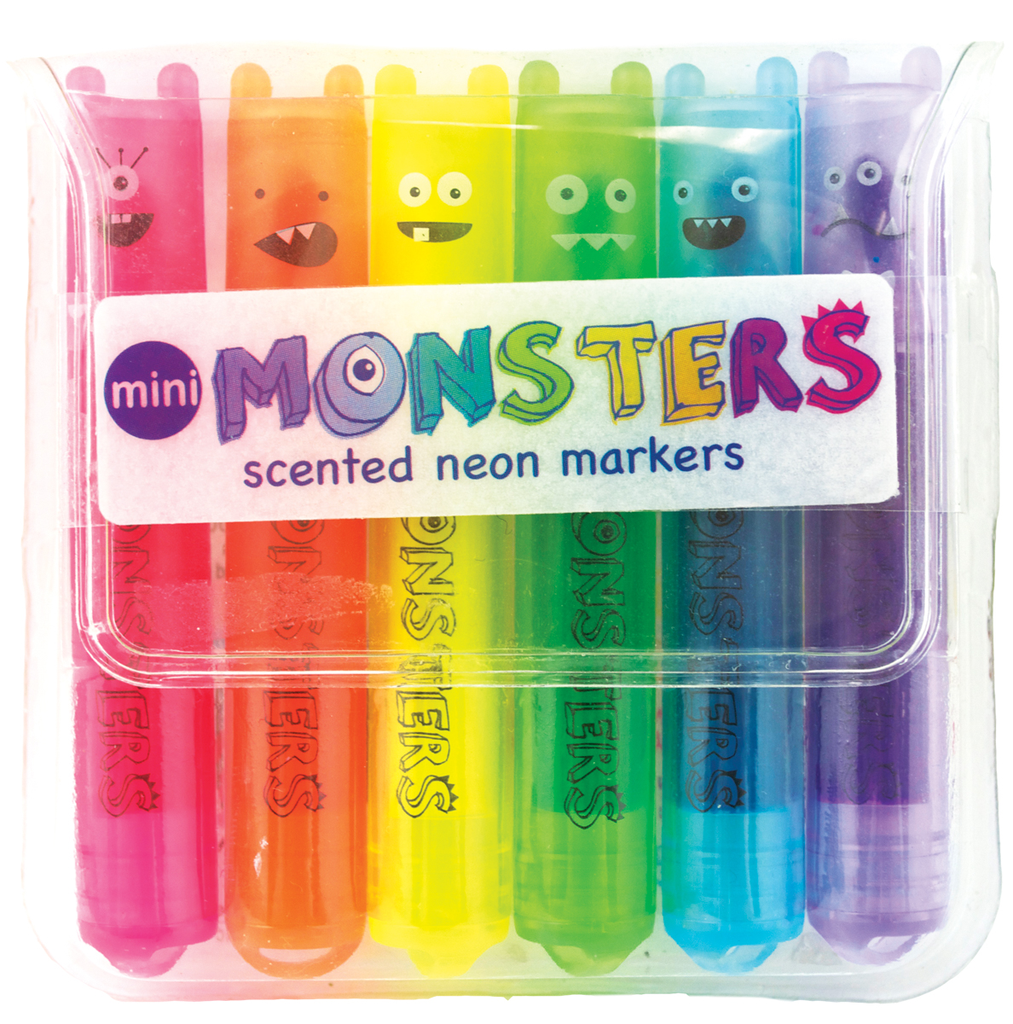 Mini Monsters Scented Markers