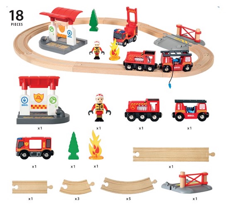 Brio Rescue Firefighter Set