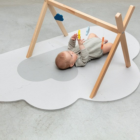 Quut Head In The Clouds Playmat - Pearl Grey Small