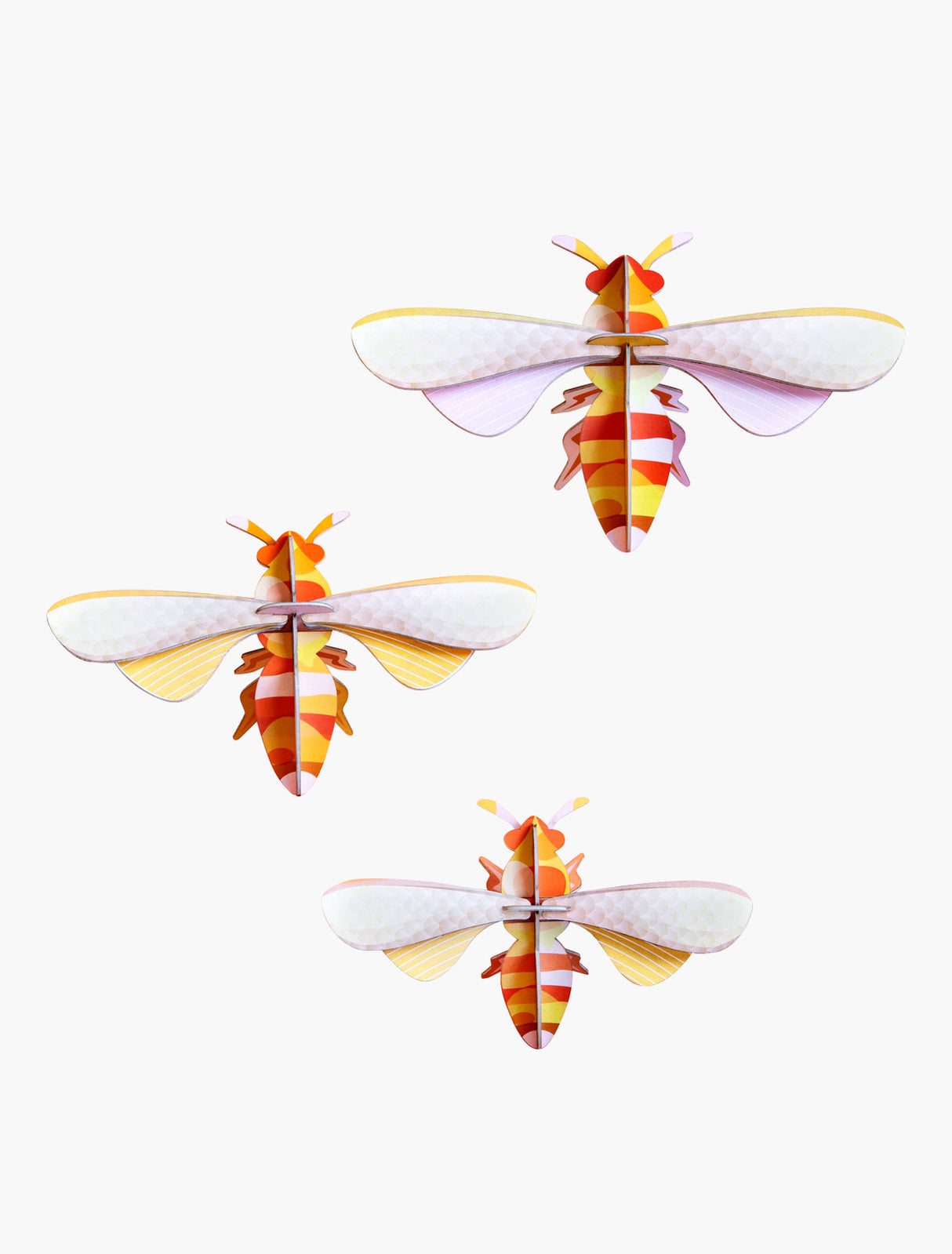 DIY 3D Wall Decoration - Honey Bees (Set of 3)