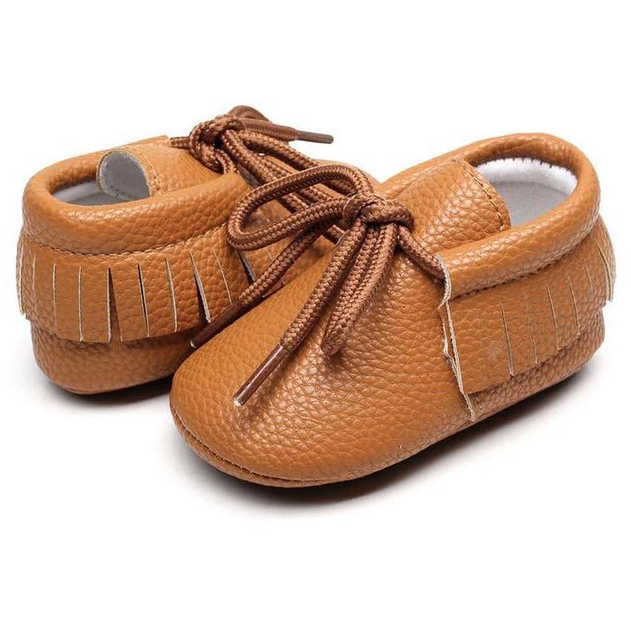 BabyMocs Little Camper Brown