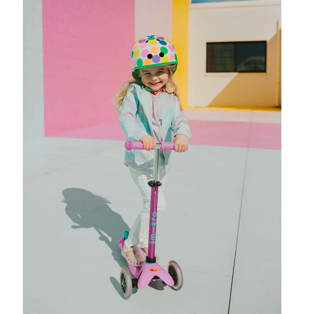 Mini MICRO Deluxe LED Kickboard - Lavender