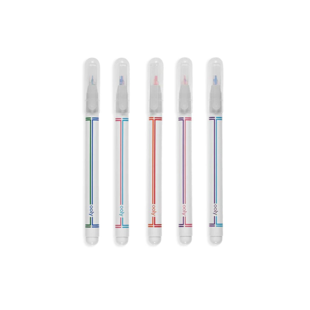 Seeing Double Fine Felt Double Tip Markers - Set of 5/10 colours