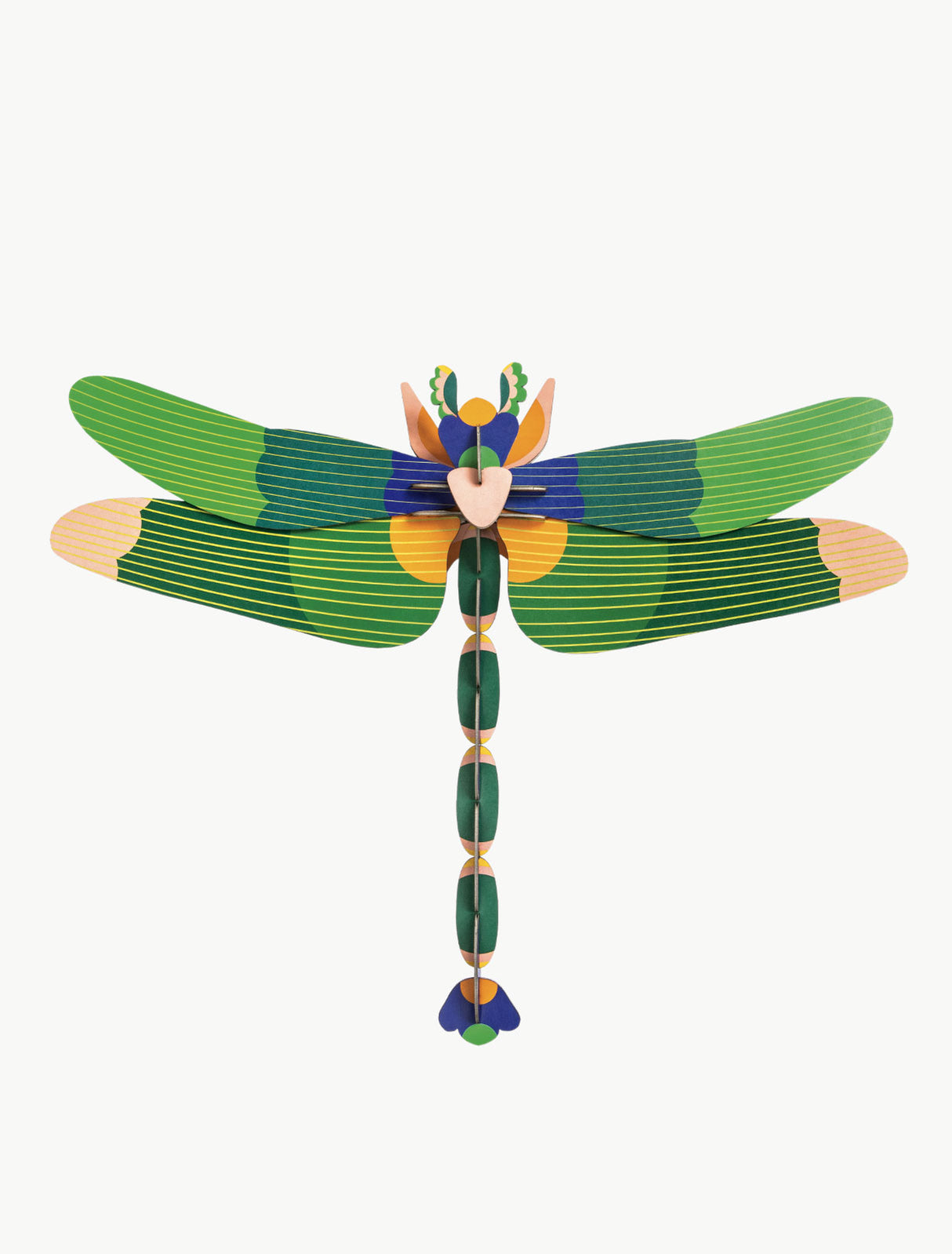 DIY 3D Wall Decoration - Giant Dragonfly Green