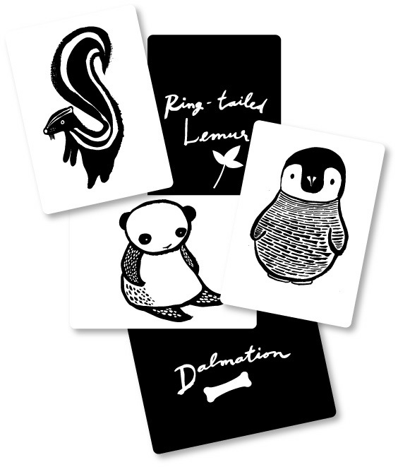 Wee Gallery Art Cards for Baby - Black and White Art Cards