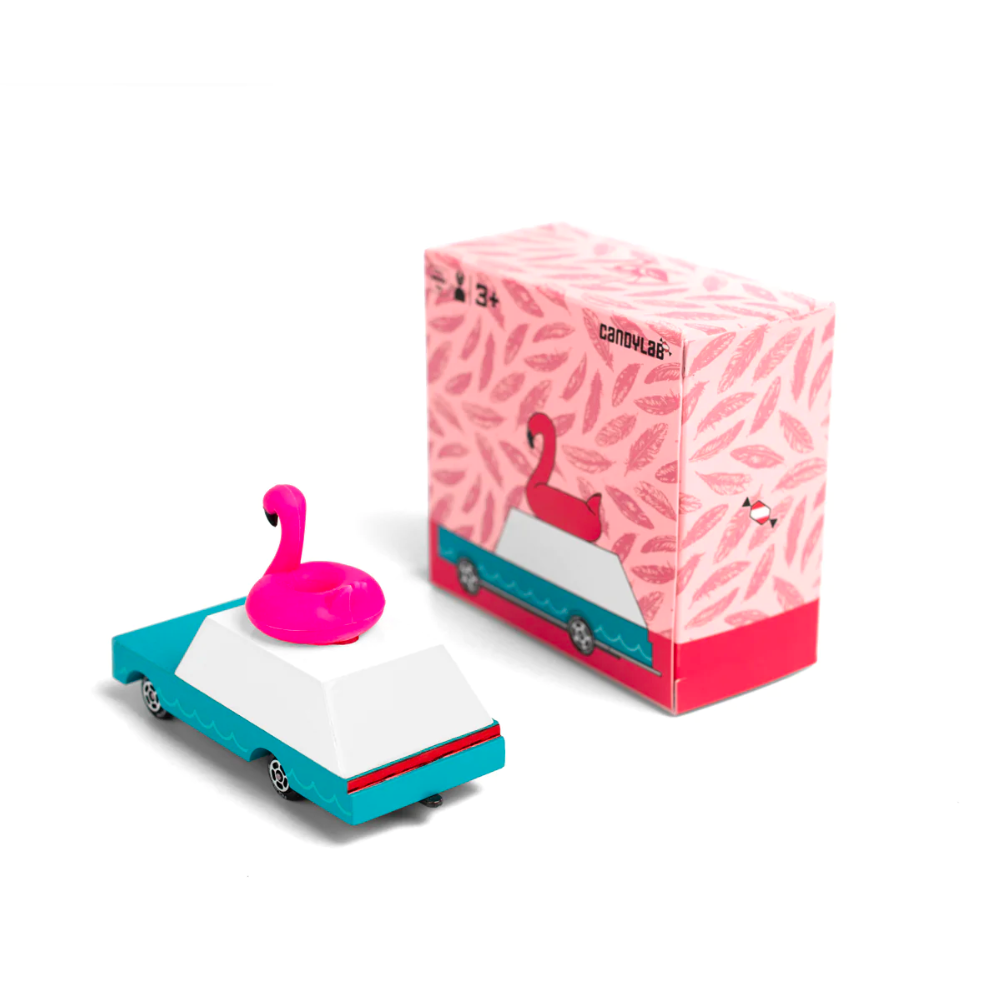 Candycar Wagon Blue/Pink FLAMINGO