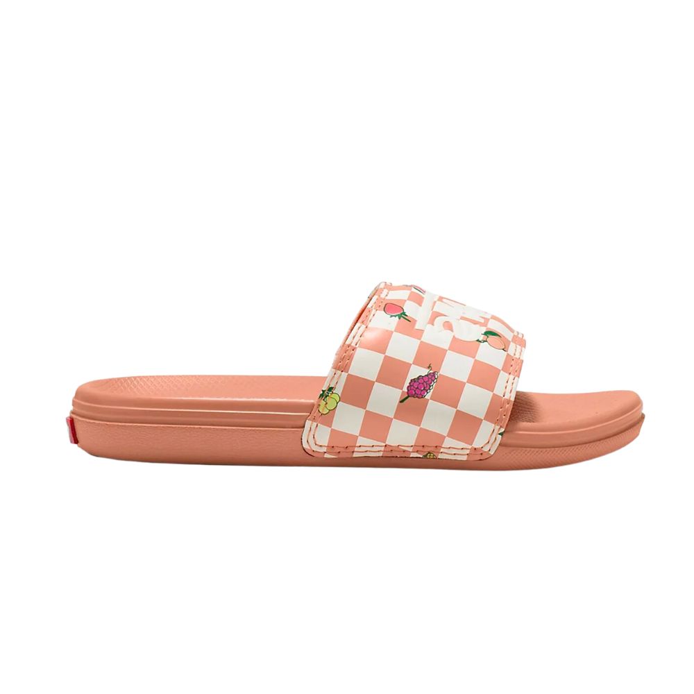 Vans Kids La Costa Slide-On Fruit Checkerboard Sunbaked