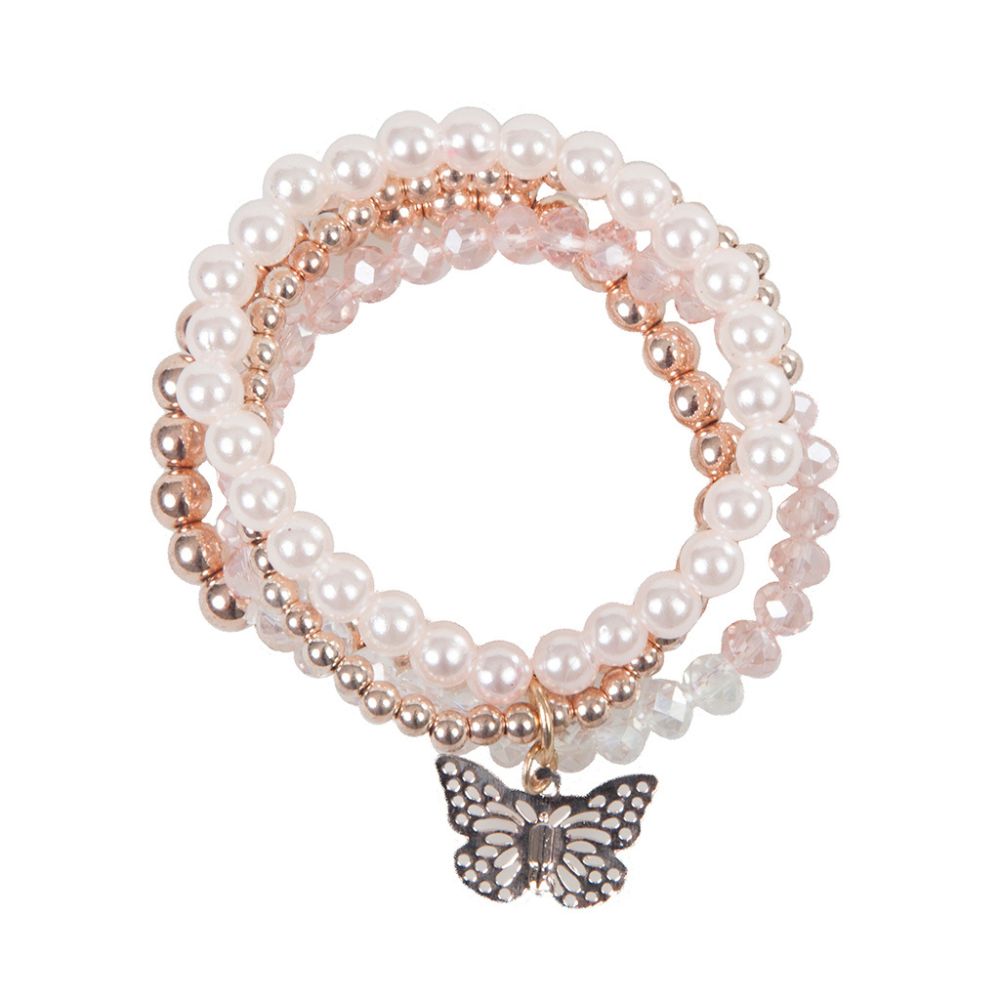 Blush Crush Bracelet Set, 4pcs