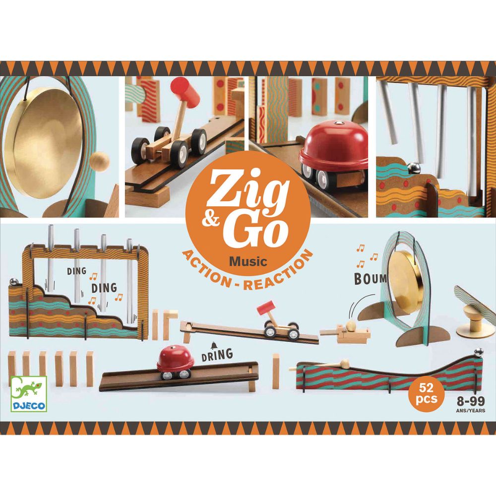 Djeco Zig & go Music, 52 pcs