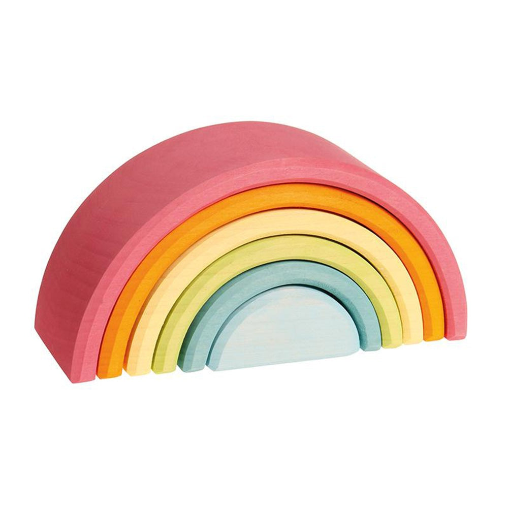 Grimms Rainbow Medium Pastel Coloured 6 pcs
