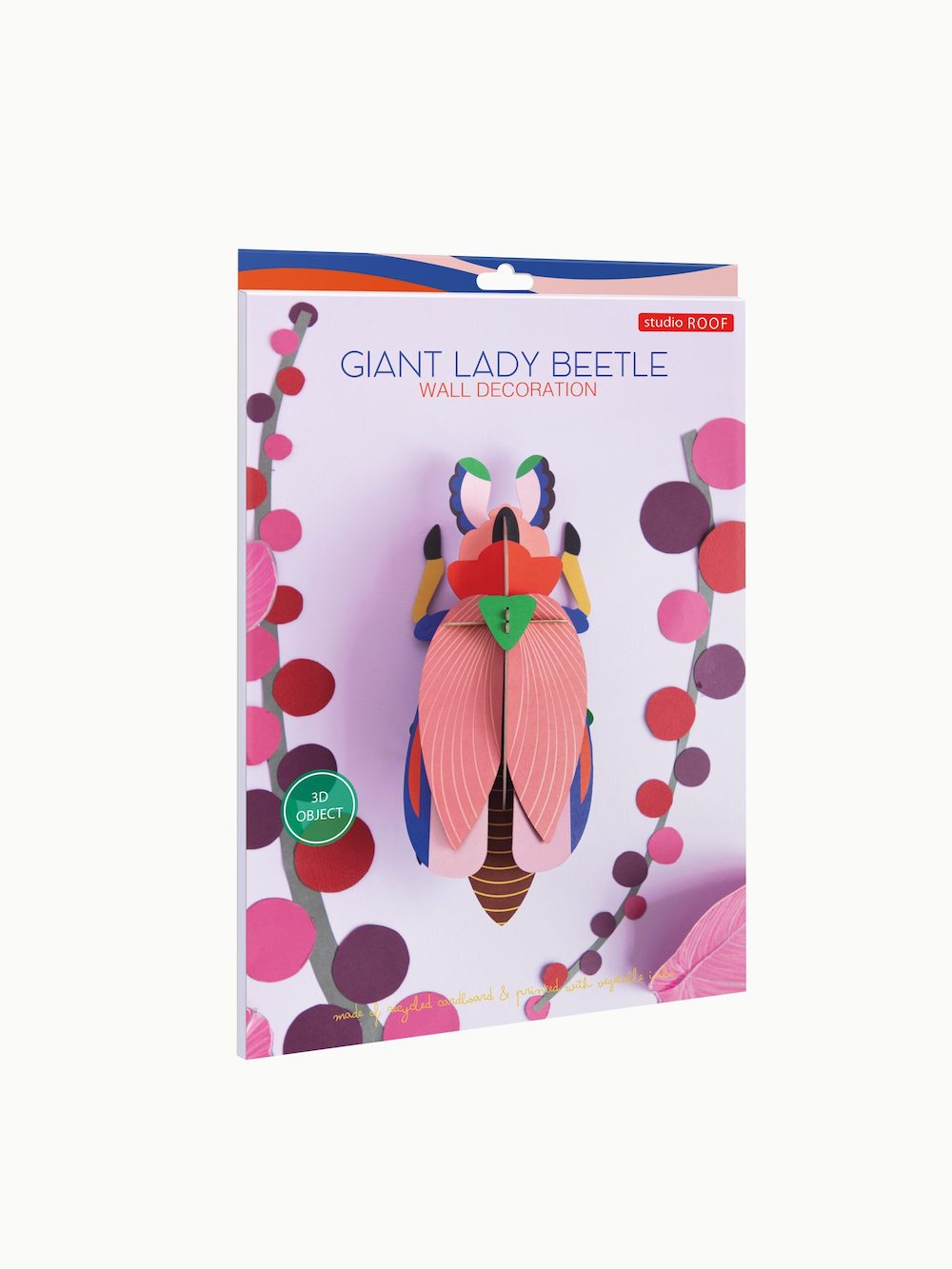 DIY 3D Wall Decoration - Giant Lady Beetle