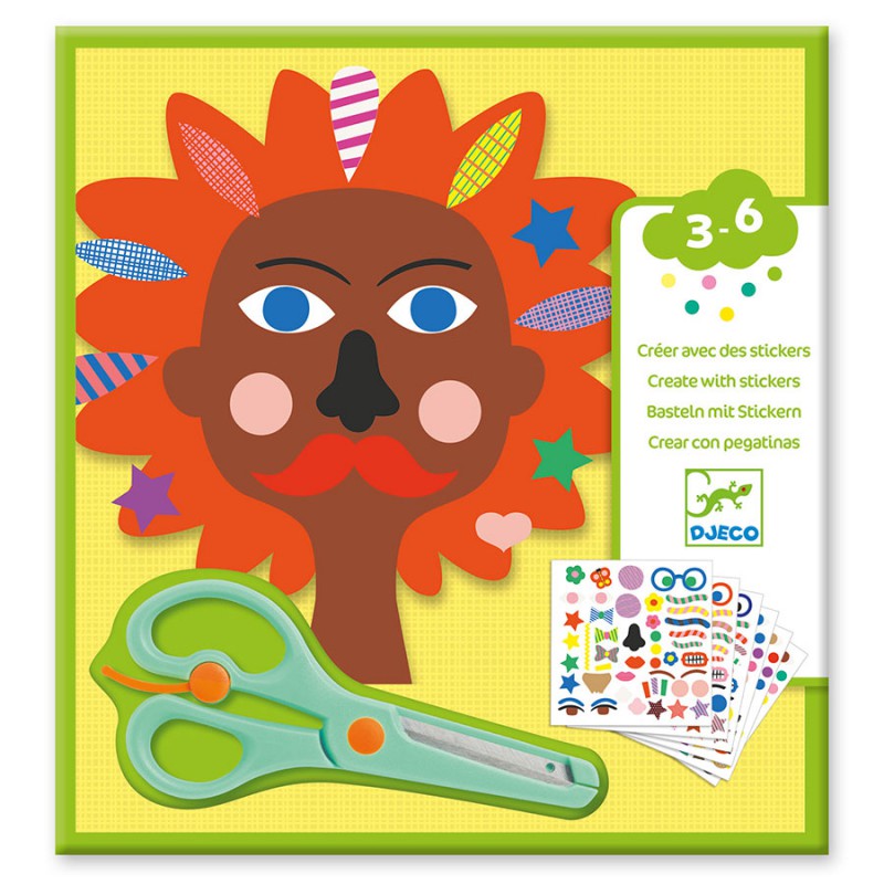 Djeco Arts & Crafts - Stickers Hairdresser