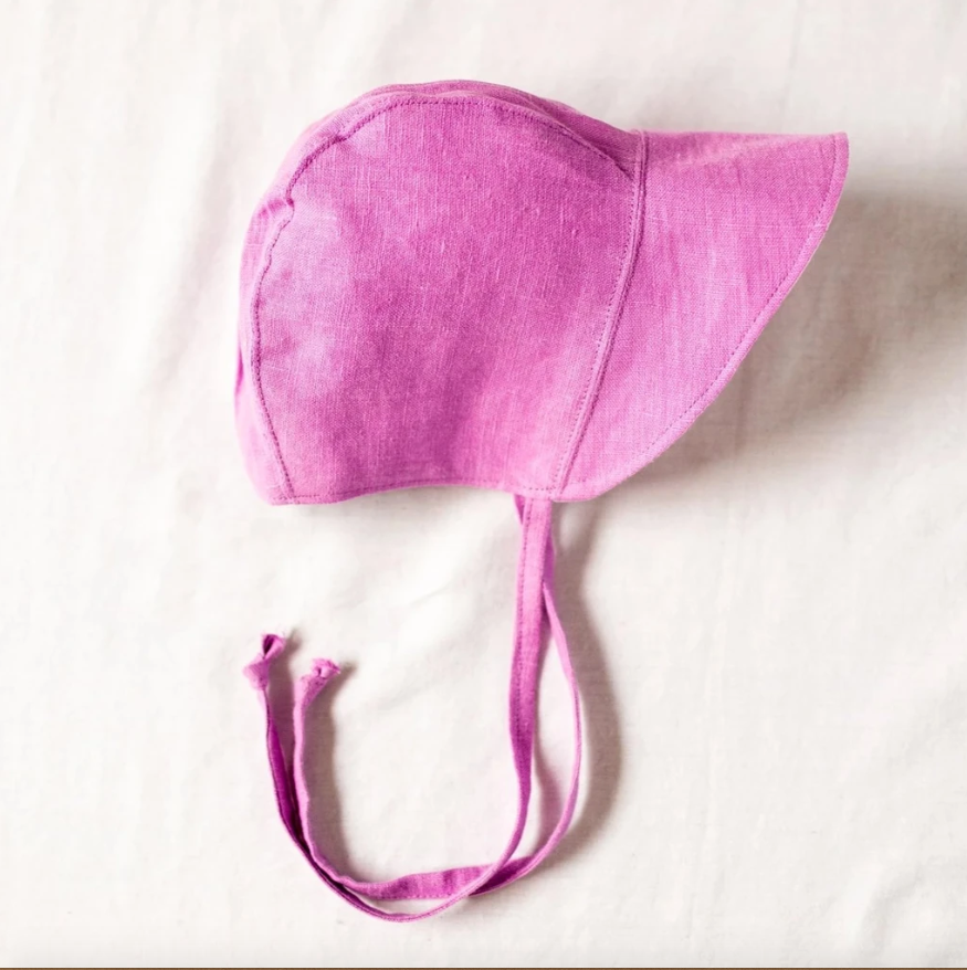 Rain People Linen Full Brimmed Bonnet