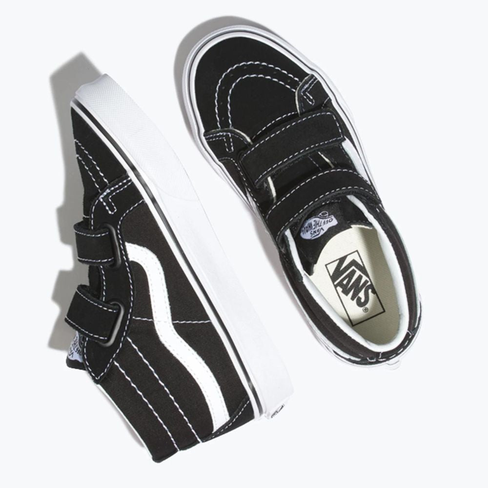 Vans Kids SK-8 Mid Reissue V Black / True White