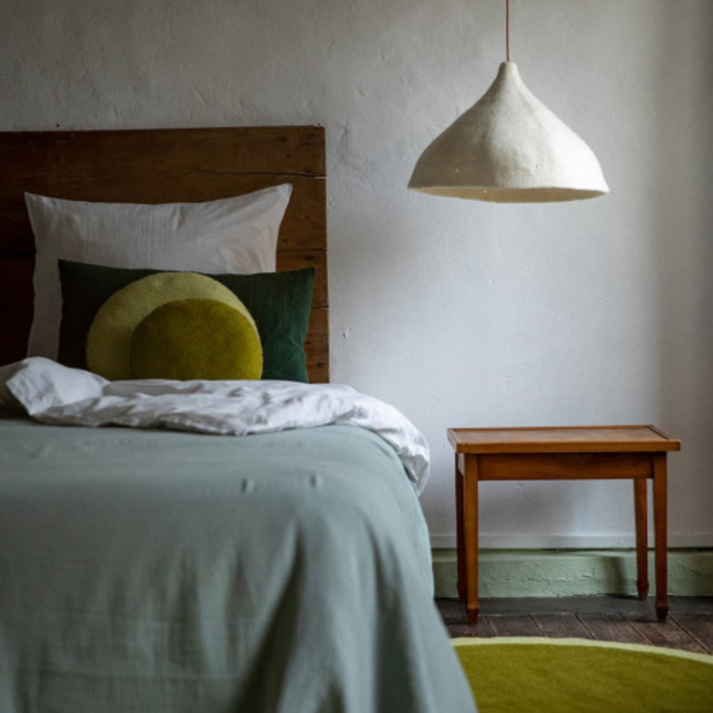 Muskhane Plain Tipi Lampshade Natural 43cm X 30cm