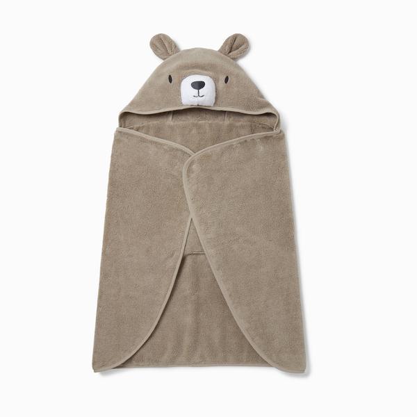 Mori Bear Hooded Toddler Towel
