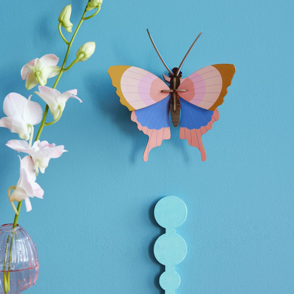 DIY 3D Wall Decoration - Gold Rim Butterfly, small