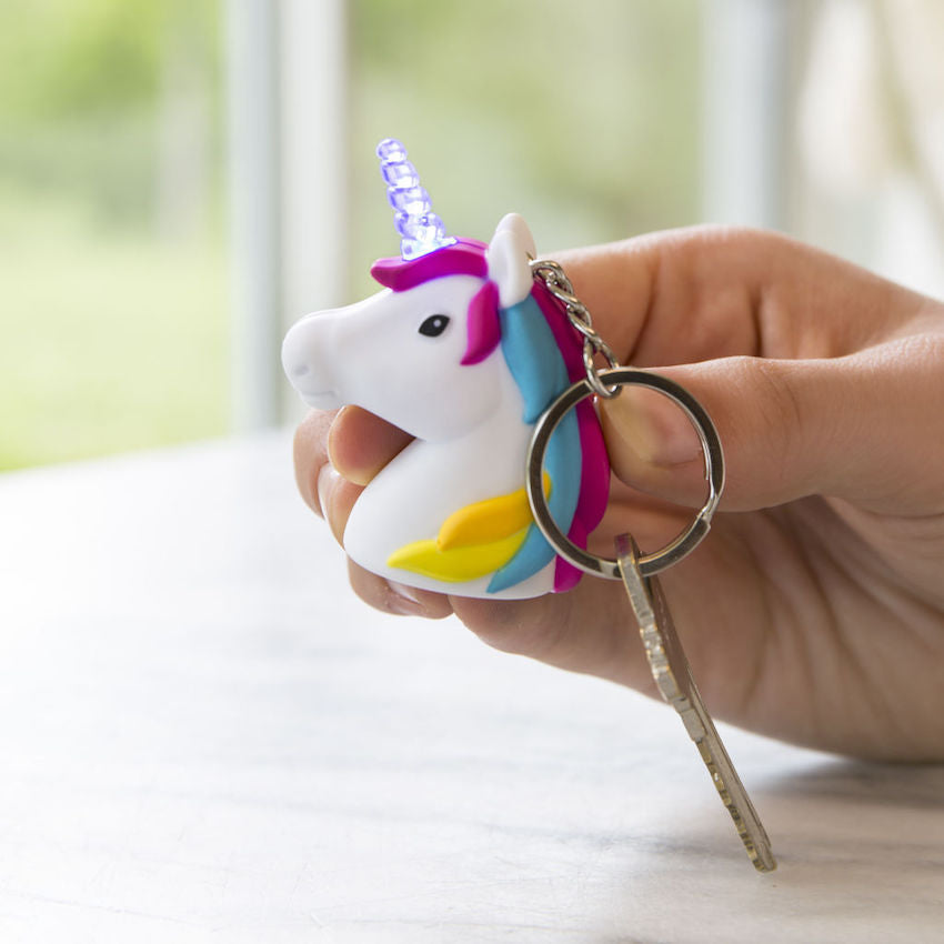 Kikkerland Unicorn LED Keychain