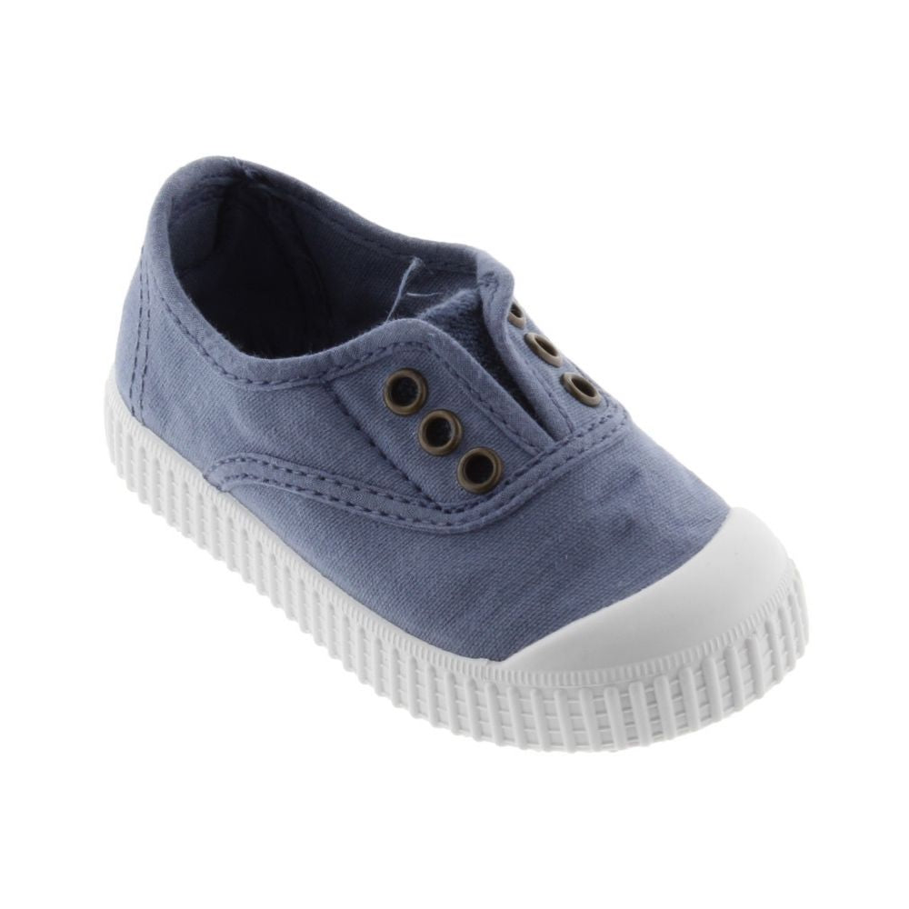 1915 English Washed Canvas Shoe No Laces