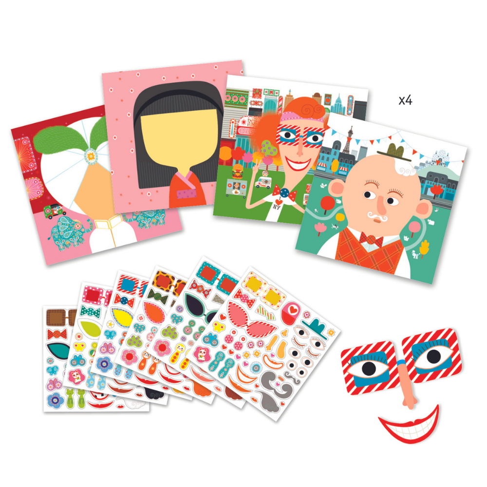Djeco Create with Stickers