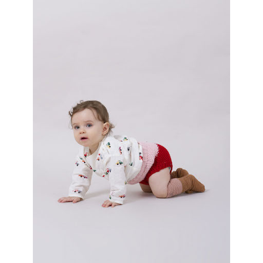 Bobo Choses Baby Red Knitted Culotte