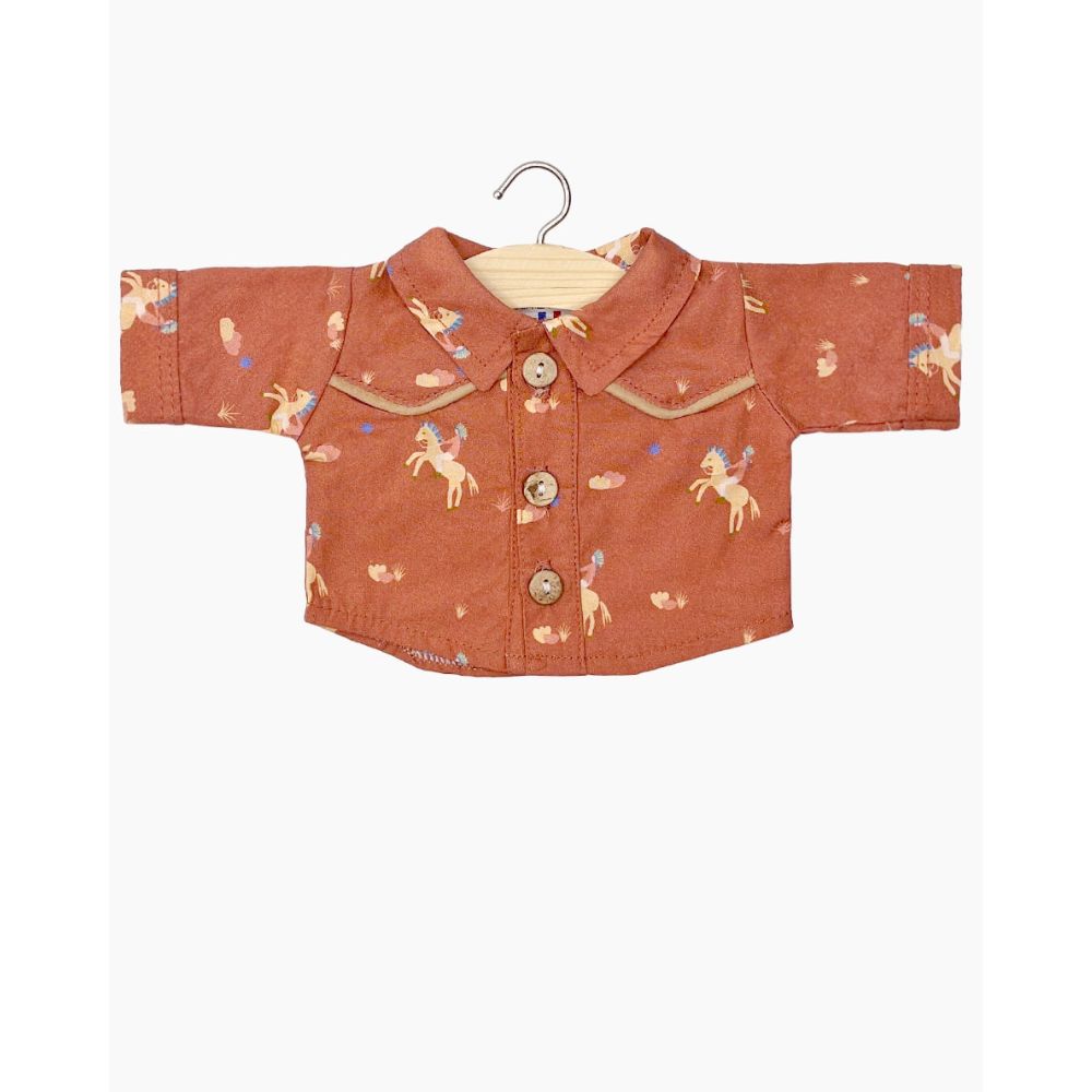 Minikane Clothing for Gordis Dolls 34cm -Great Outdoors Cotton Western Shirt