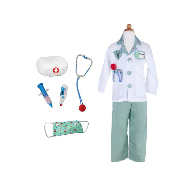 Green Doctor Set Includes 8 Accessories, Size 5-6