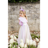 Alicorn Dress with Wings & Headband, White, Size 5-6