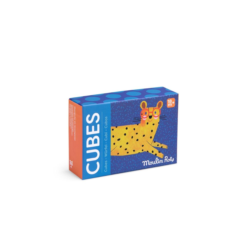 Moulin Roty Les Touptis - 6 Cubes Puzzle