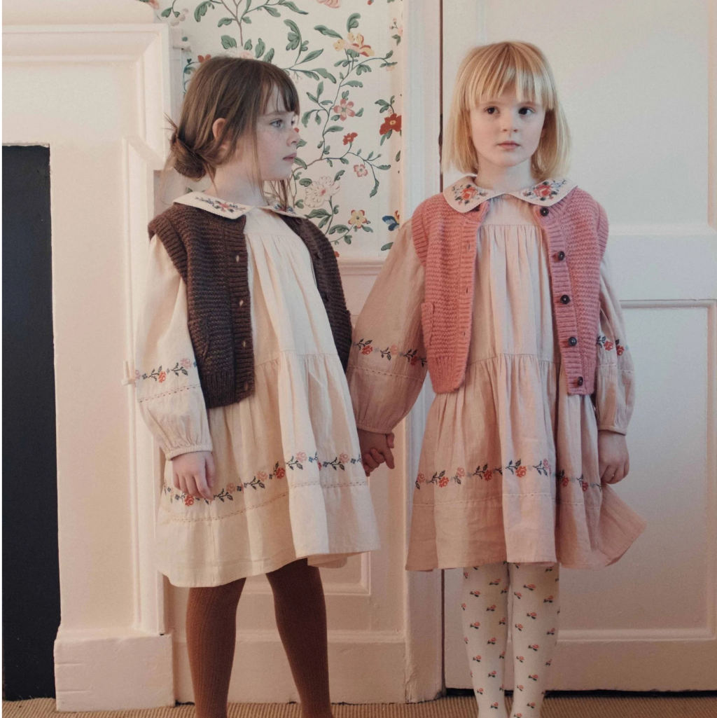 Emile & Ida Cross Stitch Dress Reed