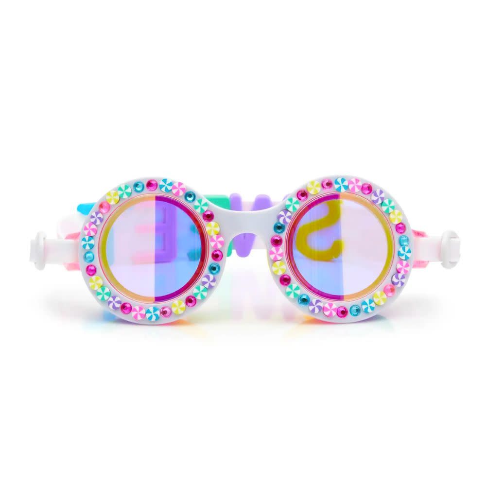 Bling2O Bright Stripes Rainbow Ribbon Goggles