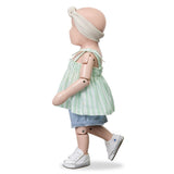 1 + in the family ADELA Striped Crepe Top