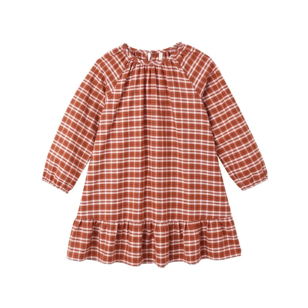 Rylee + Cru Holly Nightgown Ruby Plaid