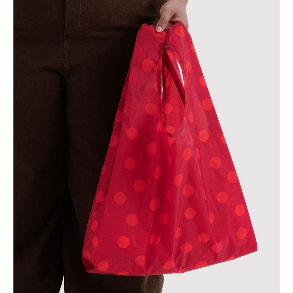 BAGGU Standard - Red Polka Dot