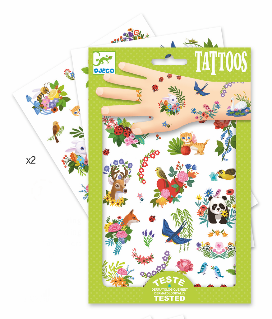 Djeco Tattoos- Happy Spring