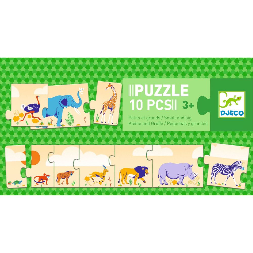 Djeco Puzzle Duo - Small and Big