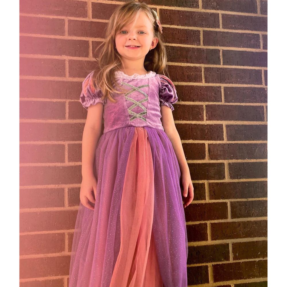 The Tower Princess Purple Costume Dress
