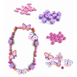 Djeco Jewellery - Wooden Beads Butterflies
