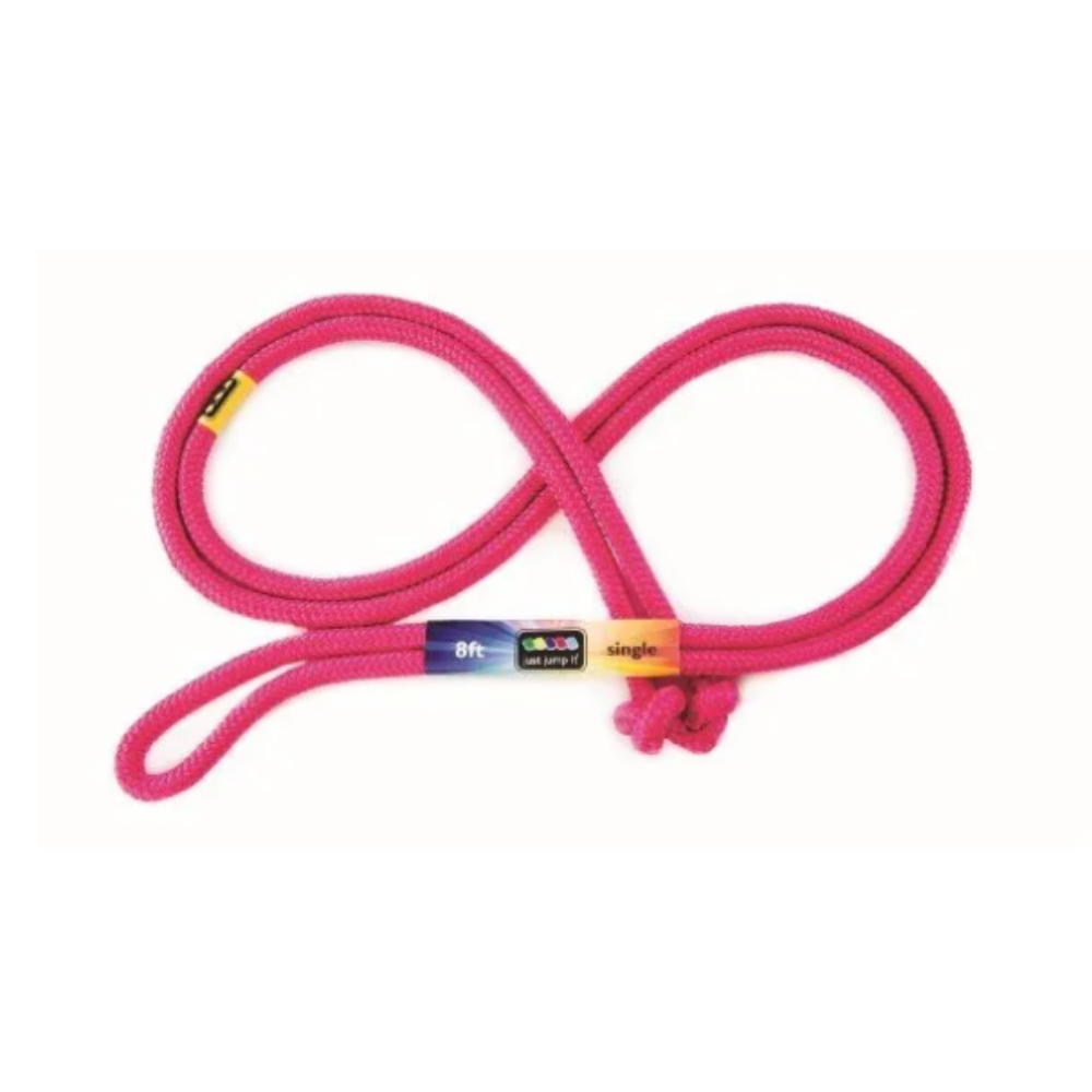 Raspberry Rainbow Jump Rope- 8ft