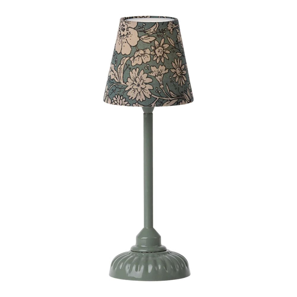 Maileg Vintage Floor Lamp, Small- Dark Mint