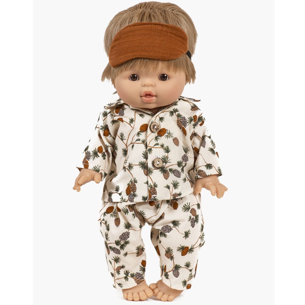 Minikane Clothing for 34cm Gordis Dolls-Albert Cotton Pyjamas, Pinecone