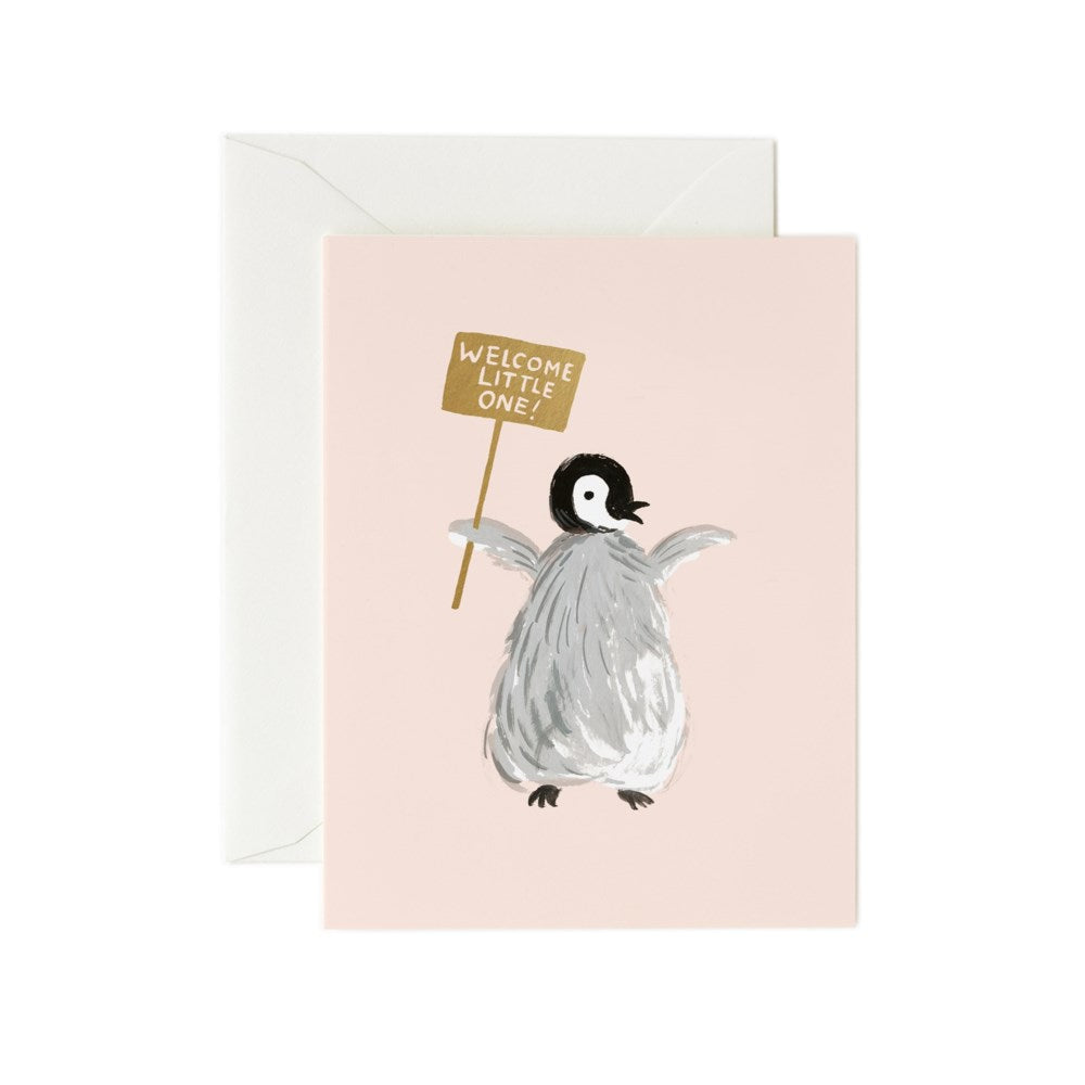 Welcome Penguin Card