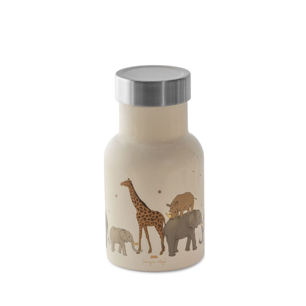 Petite bouteille d'eau thermos - safari- Konges Sløjd – Veille sur toi