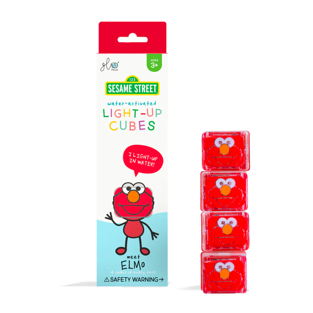 Glo Pals Light Up Cubes (4 pack) Sesame Street -Elmo