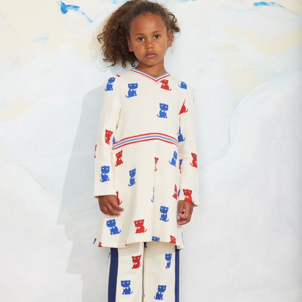 Mini Rodini Kittens Sweatdress