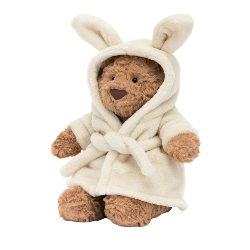 BathrobeOutfit Bear Bartholomew  ぬいぐるみ Bartholomew Kid Kol | Jellycat | Bathrobe Bear ぬいぐるみ